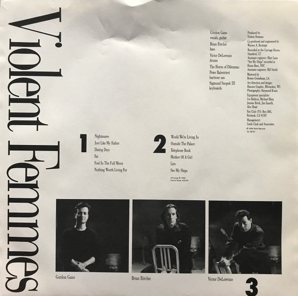 Violent Femmes : 3 (LP, Album)