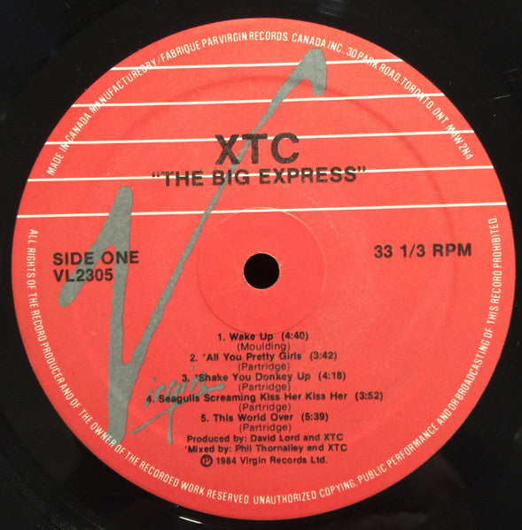XTC : The Big Express (LP, Album)