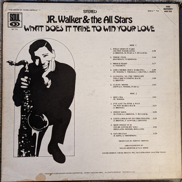 Jr. Walker & The All Stars* : What Does It Take To Win Your Love (LP, Album, Hol)