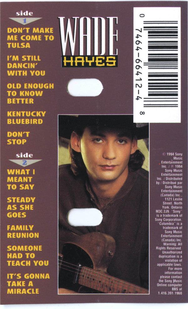 Wade Hayes : Old Enough To Know Better (Cass, Album)