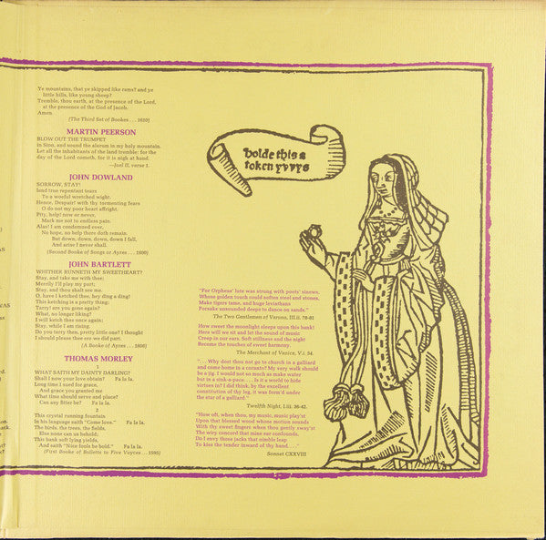 New York Pro Musica, Noah Greenberg : It Was A Lover And His Lass (LP, Mono, Gat)