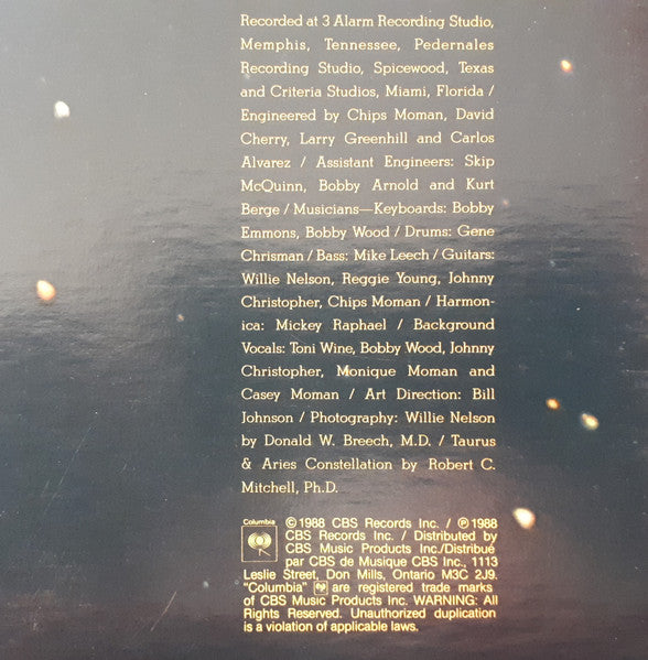Willie Nelson : What A Wonderful World (LP, Album, Cin)
