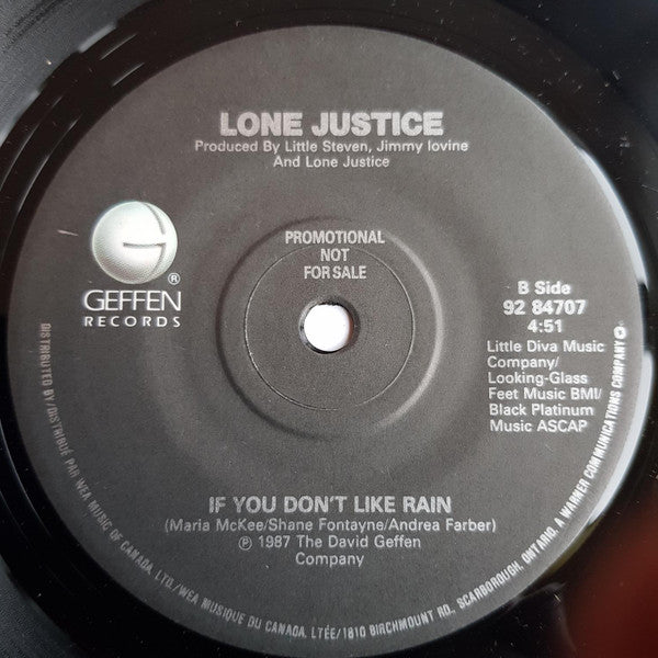 Lone Justice : I Found Love (7", Promo)