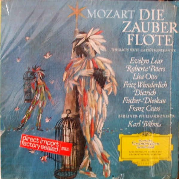 Mozart* - Berliner Philharmoniker, Karl Böhm : Die Zauberflöte (The Magic Flute) (La Flûte Enchantée) (LP, Album)