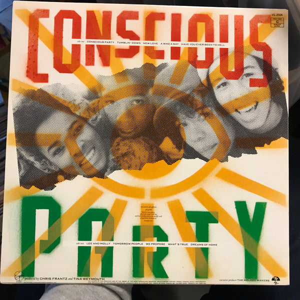 Ziggy Marley And The Melody Makers : Conscious Party (LP, Album)