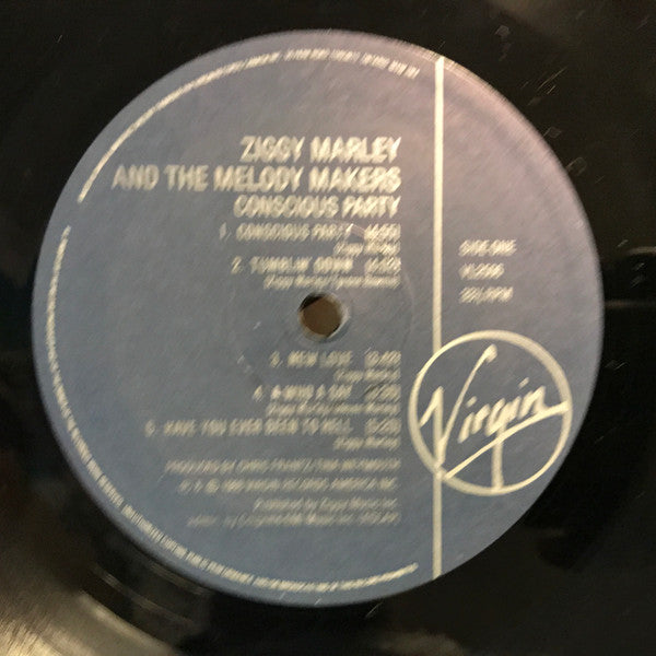 Ziggy Marley And The Melody Makers : Conscious Party (LP, Album)