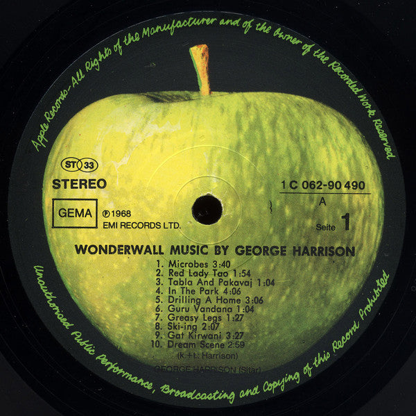 George Harrison : Wonderwall Music (LP, Album, RE)