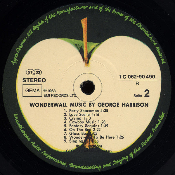 George Harrison : Wonderwall Music (LP, Album, RE)