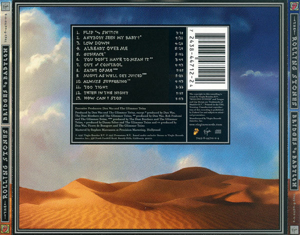 The Rolling Stones : Bridges To Babylon (CD, Album, S/Edition, Sli)
