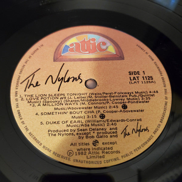 The Nylons : The Nylons (LP, Album)