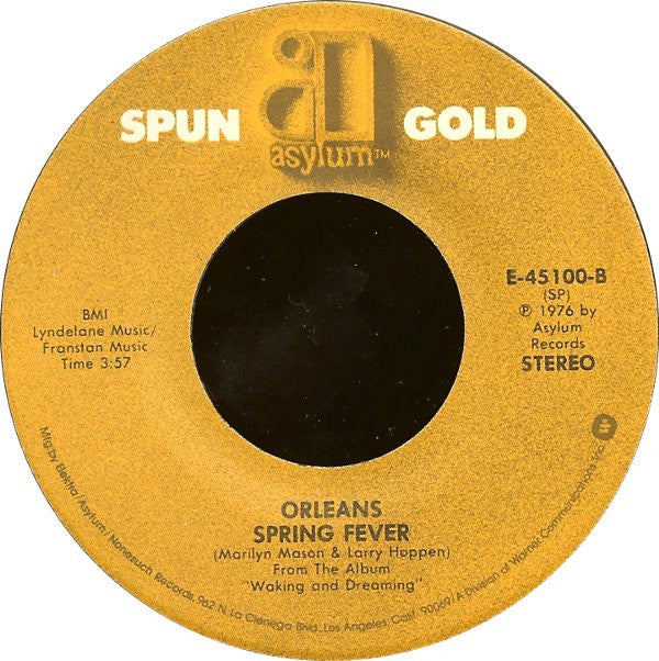 Orleans : Still The One / Spring Fever (7", Single)