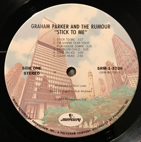 Graham Parker And The Rumour : Stick To Me (LP, Album, San)