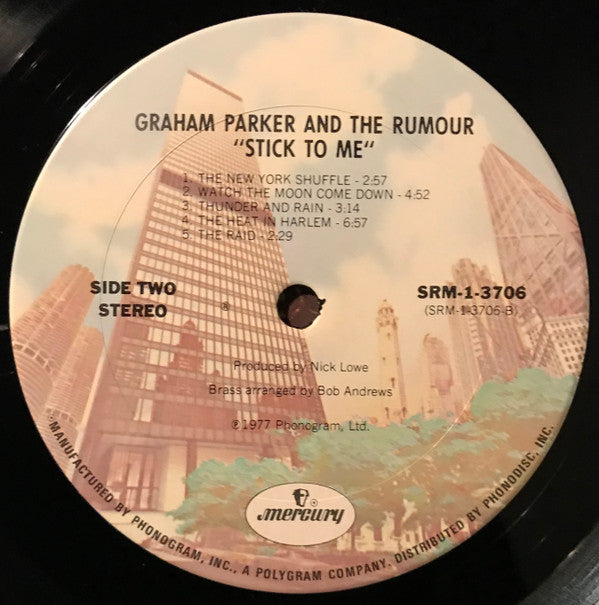 Graham Parker And The Rumour : Stick To Me (LP, Album, San)