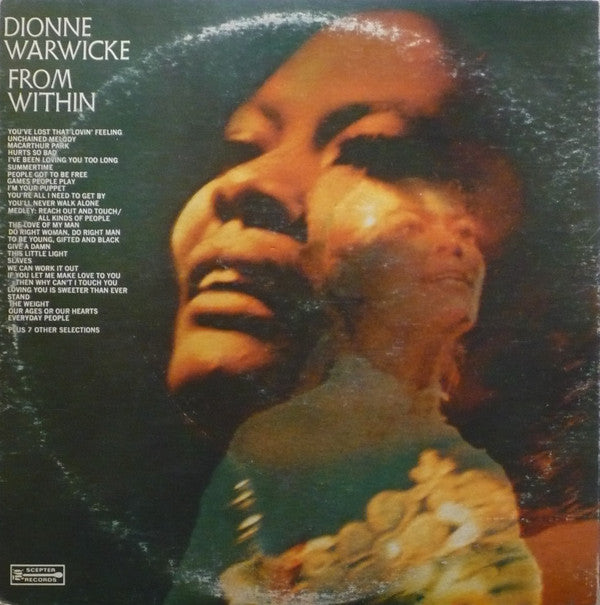 Dionne Warwick : From Within (2xLP, Album, Gat)