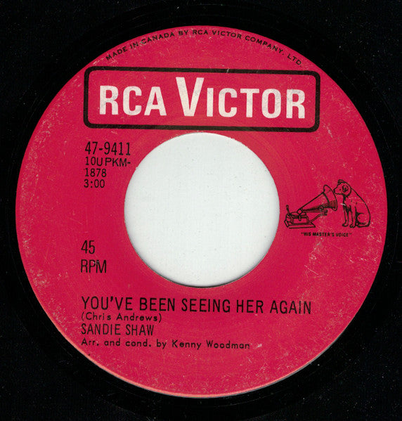 Sandie Shaw : You've Not Changed (7", Single)