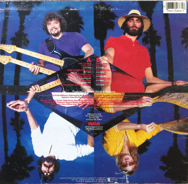 Alabama : The Closer You Get... (LP, Album)