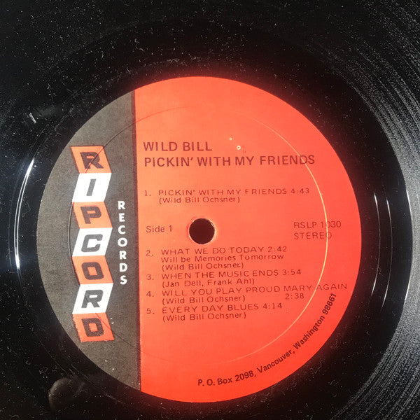 Wild Bill And Montana Power : Pickin' With My Friends (LP, Album)