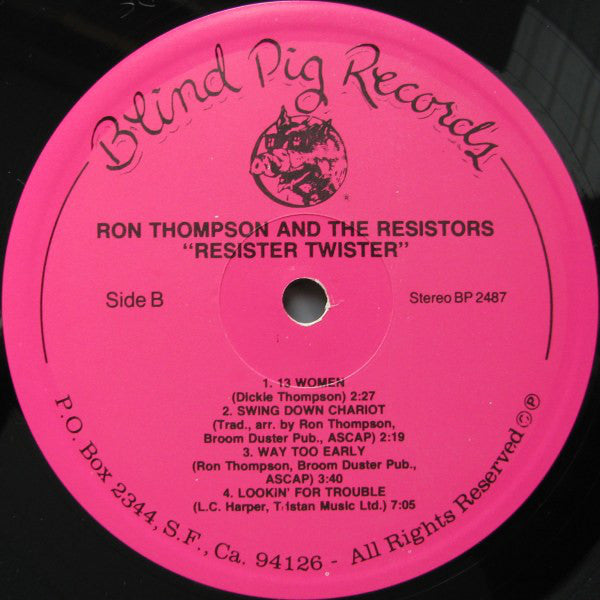 Ron Thompson And The Resistors : Resister Twister (LP, Album)
