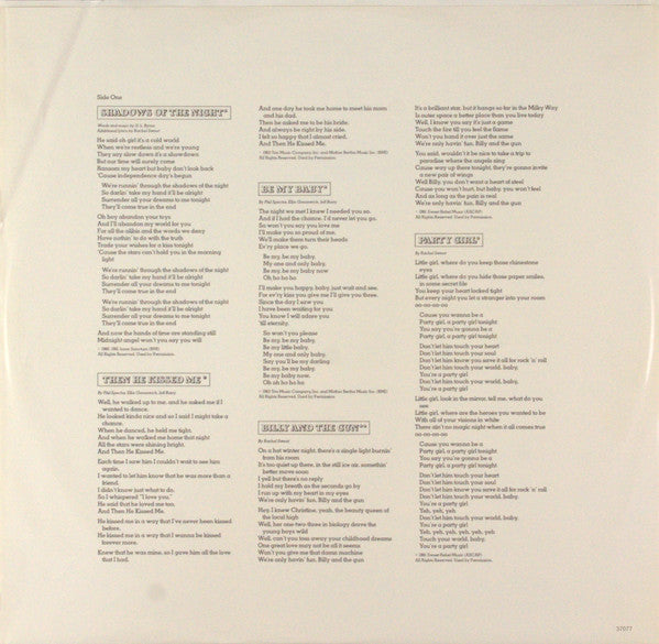 Rachel Sweet : ...And Then He Kissed Me (LP, Album)