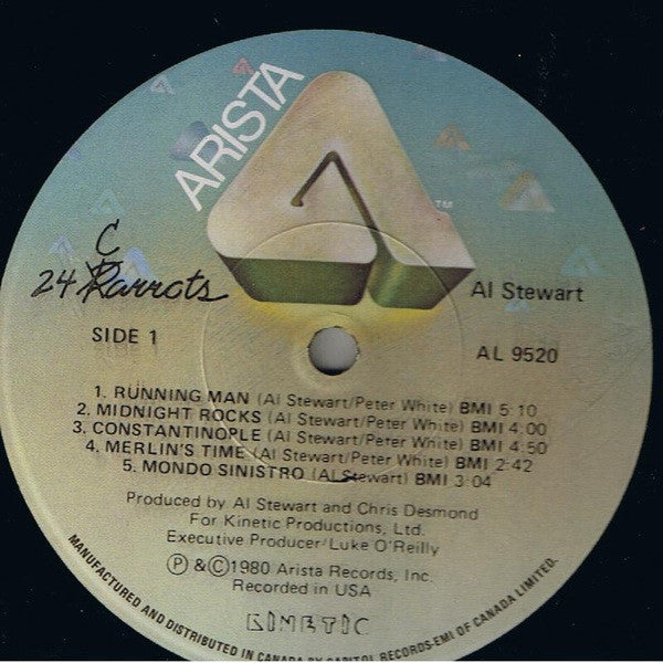 Al Stewart : 24 Carrots (LP, Album)