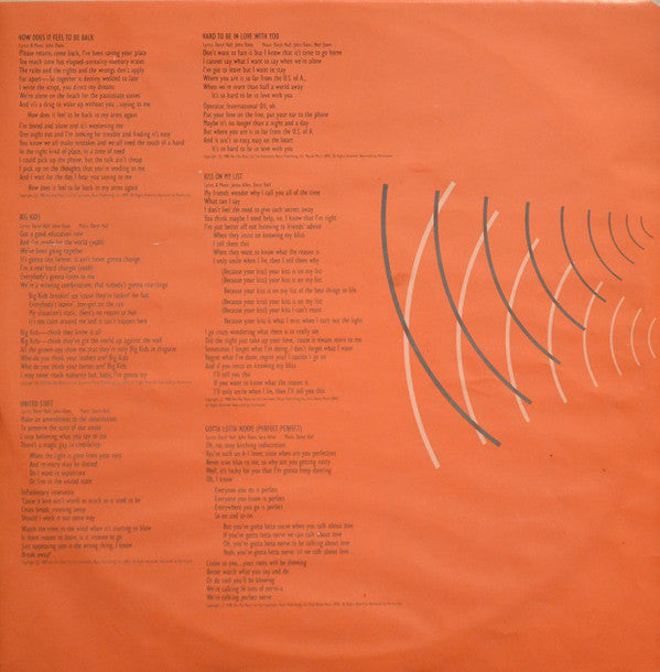 Daryl Hall & John Oates : Voices (LP, Album)