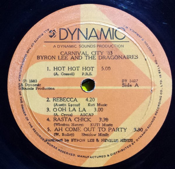 Byron Lee And The Dragonaires : Carnival City '83 (LP, Album)