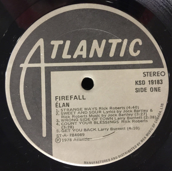 Firefall : Élan (LP, Album)