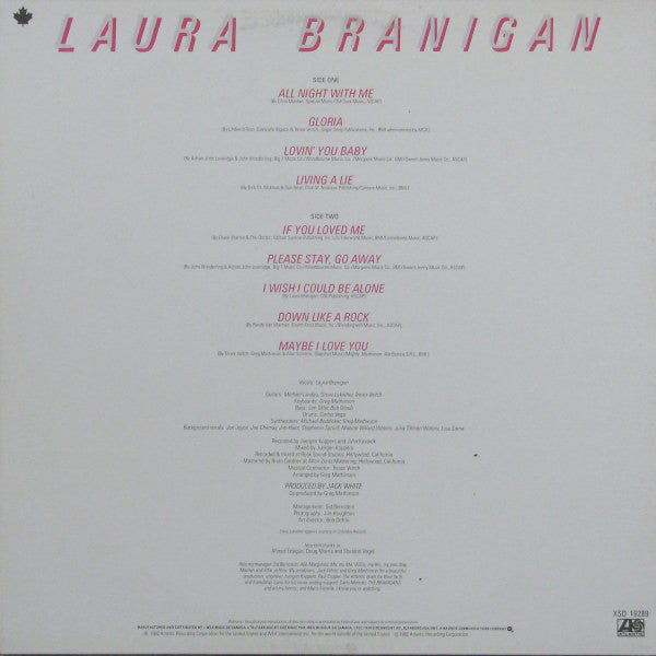Laura Branigan : Branigan (LP, Album)