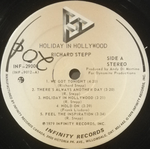 Richard Stepp : Holiday In Hollywood (LP, Album)