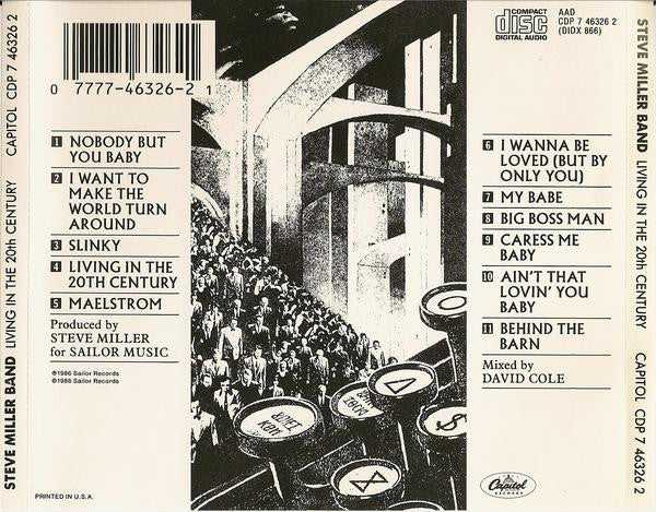 Steve Miller Band : Living In The 20th Century (CD, Album)