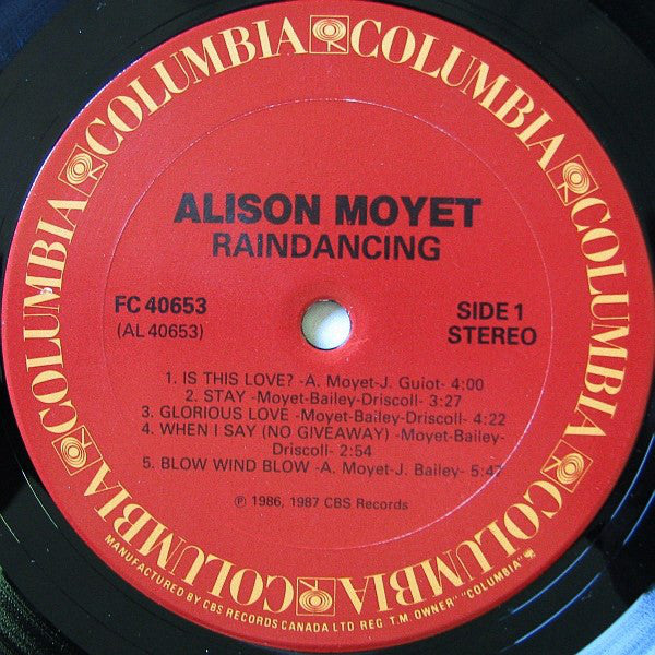 Alison Moyet : Raindancing (LP, Album)
