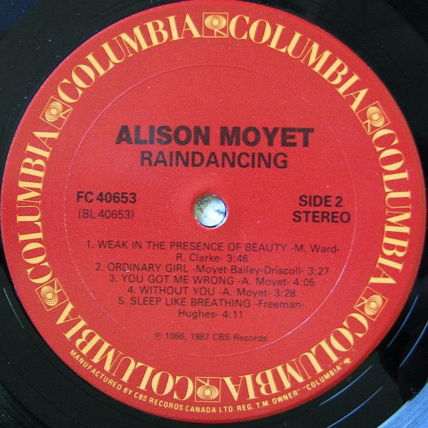 Alison Moyet : Raindancing (LP, Album)