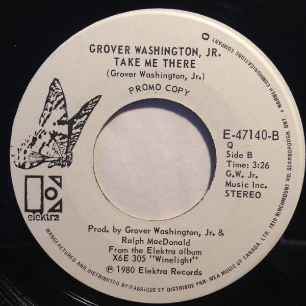 Grover Washington, Jr. : Winelight (7", Single, Promo)