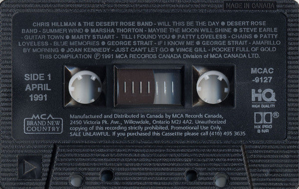 Various : Everybody's Moving To The Country - MCA Country (Cass, Comp, Ltd, Promo, Dol)