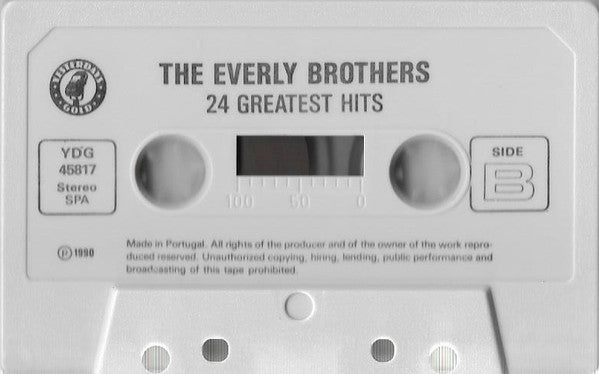 Everly Brothers : 24 Greatest Hits (Cass, Comp, Dou)