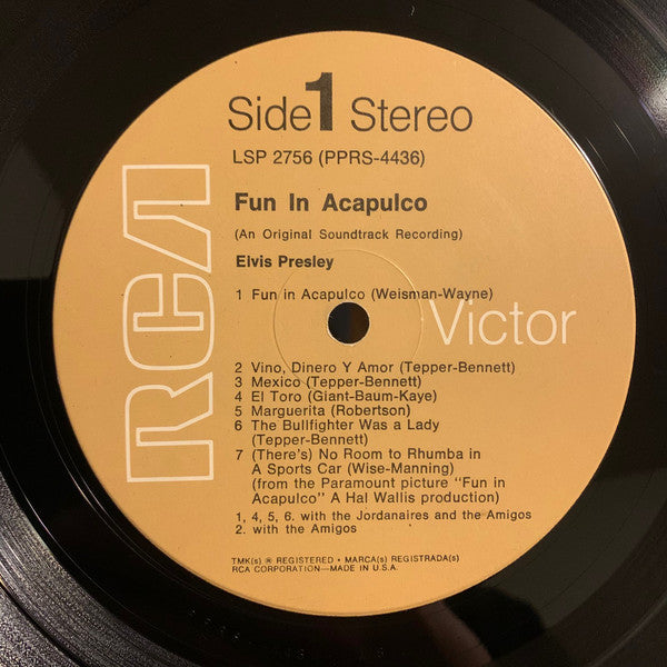 Elvis Presley : Fun In Acapulco (LP, Album, RE)