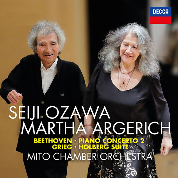 Ludwig van Beethoven, Edvard Grieg, Seiji Ozawa, Martha Argerich, The Mito Chamber Orchestra : Beethoven • Piano Concerto 2 / Grieg • Holberg Suite (CD, Album)