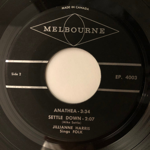 Jillianne Harris : Jillianne Harris Sings Folk (7", EP, Promo)