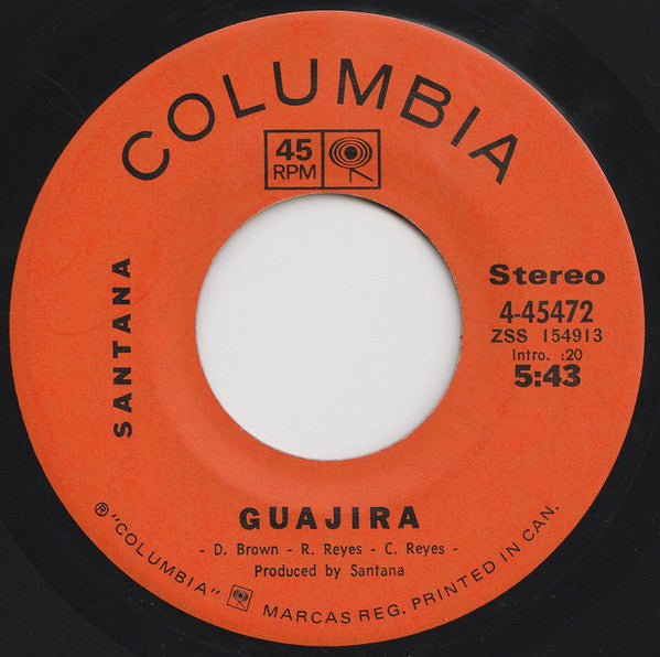 Santana : Everybody's Everything (7", Single)