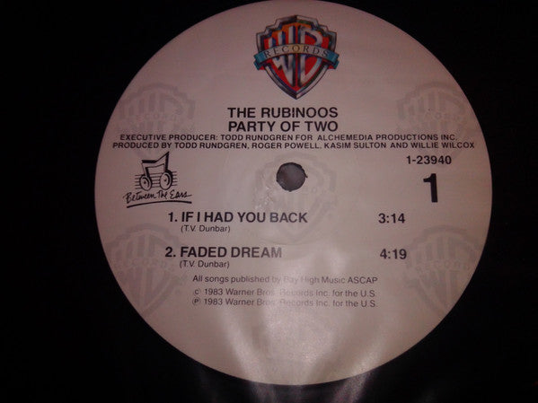 The Rubinoos : Party Of Two (12", MiniAlbum)