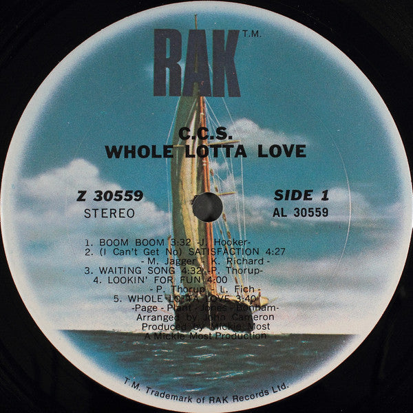 CCS : Whole Lotta Love (LP, Album, Gat)