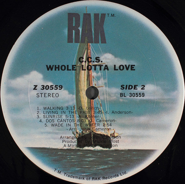 CCS : Whole Lotta Love (LP, Album, Gat)