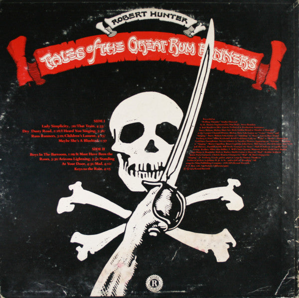 Robert Hunter : Tales Of The Great Rum Runners (LP, Album, Ter)