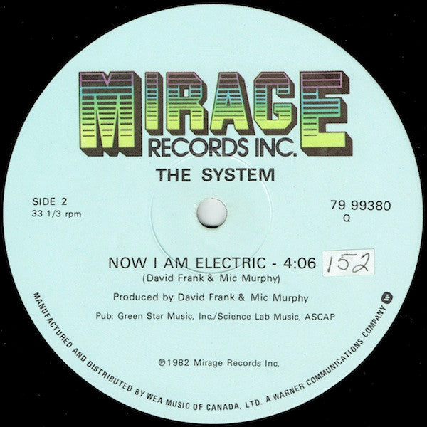 The System : You Are In My System / Now I Am Electric (12")