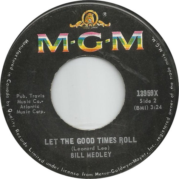 Bill Medley : Brown Eyed Woman (7", Single)