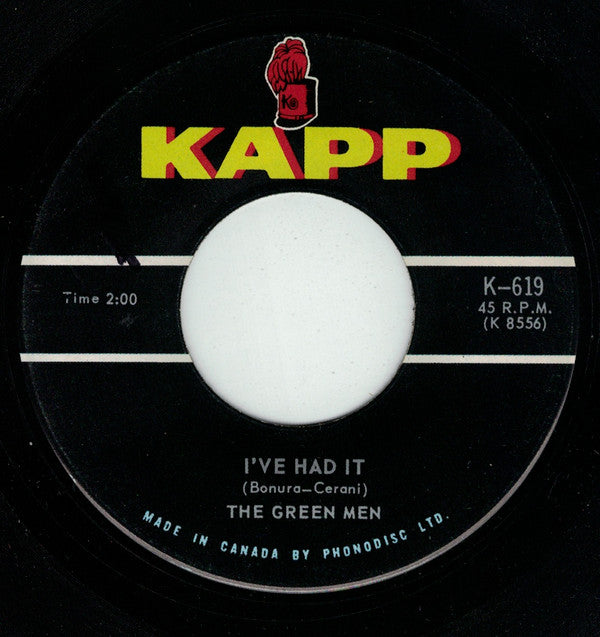 The Green Men and Misty : So Fine / I've Had It (7", Single)