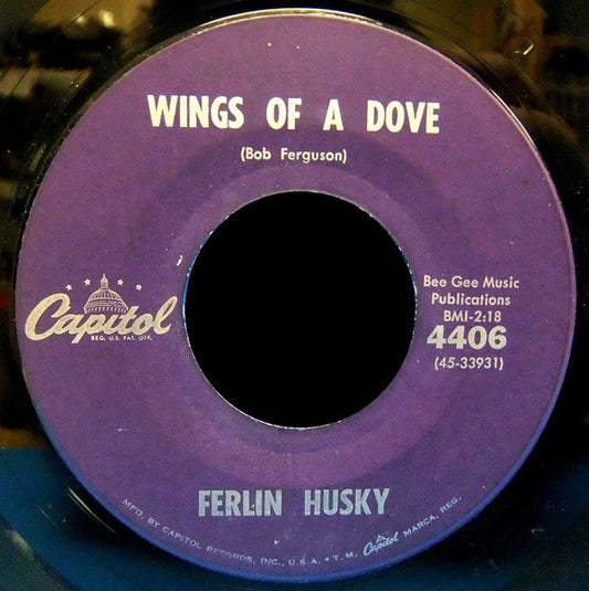 Ferlin Husky : Wings Of A Dove (7", Scr)