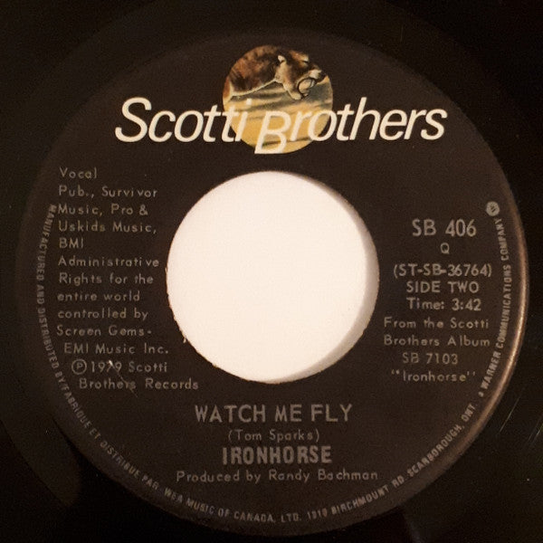 Ironhorse : Sweet Lui-Louise / Watch Me Fly (7", Single)