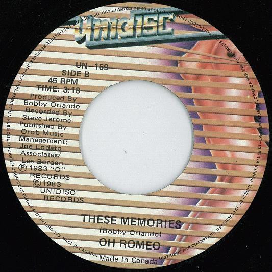 Oh Romeo : These Memories (7")