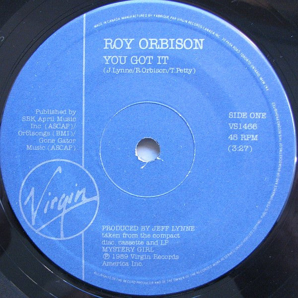 Roy Orbison : You Got It (7", Single)
